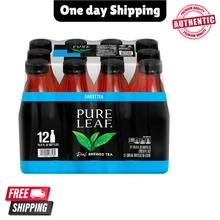 Lipton Pure Leaf Sweet Iced Tea Ready-To-Drink Bottles 16.9 Fl Oz – 12 Pack Refreshing Beverage - one-size - View 1