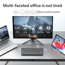 HP K231 无线蓝牙键盘，长续航办公轻便便携键盘，兼容 iPad、智能手机、笔记本电脑、平板电脑，HP 2.4G 无线迷你键盘 - 查看 5