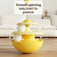 1 món đồ chơi cho mèo hình bánh macaron tự cân bằng, đồ chơi xếp hình tự động giúp mèo con giải trí. - Nhiều màu - Xem 2
