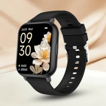 Unisex Smart Watch With Wireless Calling & Message Alerts, Pedometer, Calorie, Distance Tracking, Multi-Sport Modes, Music Control, Remote Camera, Alarm, Metal Case & Silicone Strap, 180mAh Battery, USB Charging, Multi-Function Smart Watch For Smartphones, Holiday Gift - Multicolor - View 8
