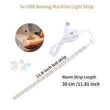 1 dải đèn LED USB cảm ứng điều chỉnh độ sáng, chuyên dụng cho máy may, đèn tự dính dưới tủ bếp, bàn làm việc, tủ quần áo và trang trí phòng chứa đồ. - Dải đèn LED điều khiển cảm ứng - Xem 11