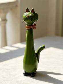 1pc Unique Cat Shaped Vase - Personalized Home Decor Vase Ornament | Home Decor, Room Decor, Bohemian Style Decor, Tabletop Decor, Cute Collectible, Gift, Tabletop Decor, Housewarming Gift - New Models - View 14