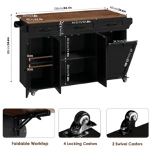 Buffet e credenze - nero - Visualizzare 4