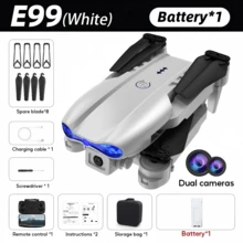 KEELEAD 全新 E99 折叠迷你无人机，配备双摄像头、光流悬停、360° 翻转、可调速、一键起飞/降落——圣诞节、感恩节、万圣节的完美礼物，1800mAh 电池（入门级四轴飞行器） - 查看 17