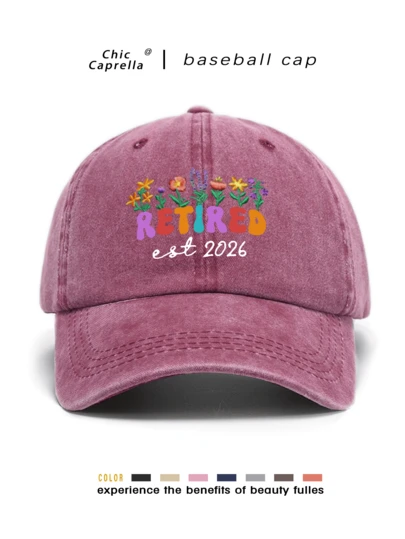 A Retro Washed Hat Hats For Men Hats For Women, All-Season Spring Summer Autumn Winter Wearable Adjustable Strap