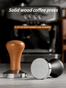 Dụng cụ nén cà phê 51/53/58mm, búa nén bột cà phê, thiết bị định lượng cho máy pha cà phê, dụng cụ nén bột cà phê bằng thép không gỉ, chất lượng cao, làm thủ công, phù hợp với máy pha cà phê espresso. - Nhiều màu - Xem 6