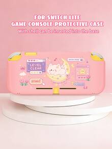 1個 Y2K風格卡通像素貓插圖保護殼，適用於Nintendo Switch 2 (2025)遊戲主機，相容於Switch NS/Switch OLED/Switch Lite，TPU軟殼，通用保護套，Switch控制器保護套，Switch遊戲配件，相容於遊戲手把收納袋，防摔、防滑、防刮、時尚，送給家人和朋友的最佳禮物 - 查看 6