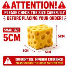 1pc  Cheese Quishy,Squi-Shy Cheese Sugar Cube Squ-Ishy Sensory Toy, Slow-Rebound Shapeable Squeeze Ball Sensory Fidget Toy Relieves Stress FoAdults Desk - 派對玩具 - 查看 9