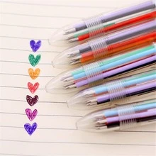 1 chiếc/10 chiếc/30 chiếc Bút bi hoạt hình dễ thương nhiều màu sắc, bút bi bấm đa chức năng nhiều màu sắc cá nhân hóa, mực dầu, văn phòng phẩm, 6 màu - Nhiều màu - Xem 3