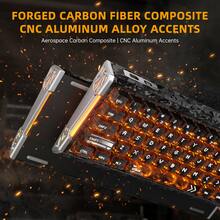 R68HE 60% Wired Rapid Trigger 8K Mechanical RGB Gaming Keyboard, 0.005mm Precision, 0.08ms Latency, 256K Scanning, Hall Effect Magnetic Switches, Carbon Fiber + CNC Aluminum Alloy, Suitable For PC FPS Games - View 4