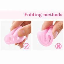 Reusable Menstrual Cup - The Most Reliable Medical Grade Silicone Period Cups - Period Essentials Intimates Products - Comfortably Use For 12 Hours (Small & Large) - L - View 5