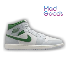 Nike Air Jordan 1 Mid 'Summit White Lucky Green' (Unisex) Summit White/Lucky Green/Light Grey DQ8426-142 - trắng - Xem 1