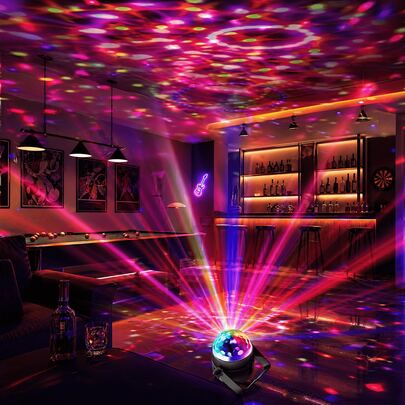 Đèn disco lấp lánh kiểu khu nghỉ dưỡng nhiệt đới, hiệu ứng chuyển màu Macaroon, chân đế gấp gọn chống nước và bụi, nguồn USB, công tắc một chạm hai chế độ, chiếu sáng động nhiều màu, đèn quả cầu ma thuật có chân đế, thích hợp cho tiệc bãi biển, tiệc bể bơi, nhà nghỉ theo chủ đề nhiệt đới, trang trí tiệc nướng mùa hè trên sân thượng.