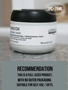 L’Oreal Paris Salon Core Resilience 護髮膜 75ml，修復乾燥髮質，柔順滋養，深層呵護，控油抗毛躁，適合所有髮質 - 沙龍洗護系列芯韌修護髮膜 - 查看 5