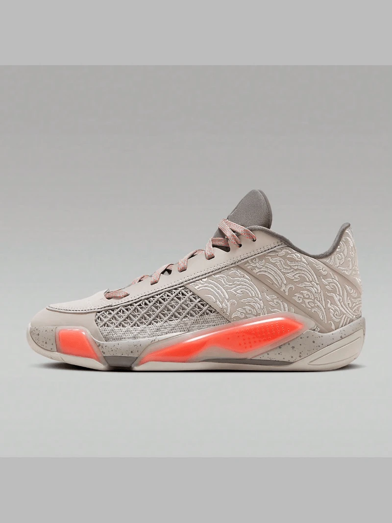 Nike AIR JORDAN XXXVIII LOW PF V2 男子篮球鞋 FZ4161-002 - 黑/灰 - 查看 1