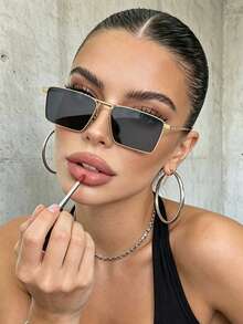 Bộ 2 cặp kính thời trang mùa hè, gọng kim loại hình chữ nhật kiểu retro, kính trang trí unisex phù hợp cho chụp ảnh đường phố, đi làm và đeo hàng ngày. - 2 đôi giày cao gót mũi nhọn - Xem 6