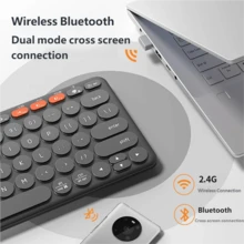 HP K231 无线蓝牙键盘，长续航办公轻便便携键盘，兼容 iPad、智能手机、笔记本电脑、平板电脑，HP 2.4G 无线迷你键盘 - 查看 4