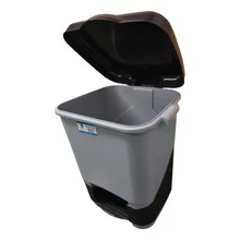 Bote De Basura Para Baño Cocina Tapa Y Pedal 20 Litros Pk - Ver 1
