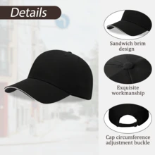 Vintage Gretsch Legendary Guitar Pick - Plectrum 1962 Country Gentleman Baseball Cap Sun Hat Party Hat Caps Male Women's - 黑色 - 查看 6