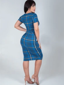Women Dresses - Blue - View 2