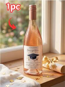 1/3/5pcs, Custom Graduation Wine Label Stickers, Personalized Name & Text Bottle Tags, Waterproof Matte Stickers, Perfect For Mother's Day Gifts, Graduation Party, 2026 Class Celebration, Champagne/Wine Bottle Decor, Elegant Minimalist Style, DIY Favors For Son/Daughter, Party Supplies & Graduation Keepsake - Multicolor - View 21