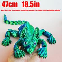 3D Printed Sphynx Hairless Cat - Articulated Figurine, Colorful Iridescent Multi-Color Options, Desktop Decor Gift - Multicolor - View 9
