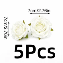 1 Set White Rose Waterfall Hanging Decor, Includes 10pcs Artificial Roses + 10m Crystal Bead Artificial Rose Decor, Suitable For Wedding, Valentine's Day, Bridal Shower, Birthday Party, Home Garden Decoration - White - View 9