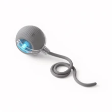Chirping Cat Dog Toy Ball | Motion Activated USB Rechargeable Fast Rolling | Anti-Depression Interactive Play Toy For Indoor Pets ﻿ - View 12