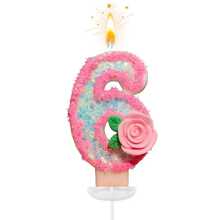 创意畅销0-9数字字母生日蜡烛,手工DIY生日蛋糕蜡烛,节日、母亲节、派对装饰蜡烛,粉色玫瑰花轮廓,亮片点缀,色彩缤纷,优雅别致,适用于婚礼、生日庆典、周年纪念等场合。 - 粉紅色描邊玫瑰花 - 查看 11