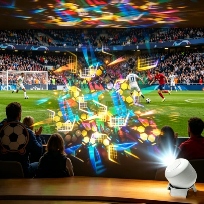 Đèn chiếu World Cup bóng đá LED xoay nhiều màu sắc, đèn ngủ tạo không khí lễ hội bóng đá cho phòng ngủ, tiệc tùng, phòng chơi game, trang trí nhà cửa, quà tặng sinh nhật, lễ hội, đèn sân khấu xoay 360° đổi màu, đèn ngủ cho trẻ em, người lớn, phòng ngủ, tường, tiệc tùng, lễ hội, trang trí cho người hâm mộ bóng đá, nguồn USB.