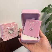 Hasbro Bộ sưu tập dây chuyền mặt hình mèo theo chủ đề, dây chuyền mạ bạc đính đá Cubic Zirconia, trang sức tinh tế để đeo hàng ngày và làm quà tặng. - Một kích cỡ phù hợp cho tất cả - Xem 6