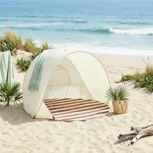 1pc Portable Beach Tent | Automatic Pop-Up Sun Shelter, Set Up In 2 Seconds, Fits 2 People! - Easy Storage System With Compact Carrying Bag | Ideal For Beach, Picnic, Park And Family Leisure - Lều bật tự động - Xem 5