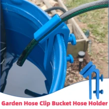 1pc Durable Bucket-Style Hose Holder, Easy Install Garden Hose Clip, Fixes Hose In Place, Yard Organization Helper, Solves Yard Clutter, Sturdy And Durable, Bucket-Style Hose Bracket, Suitable For Yard Storage And Organization - A - View 5
