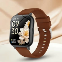 Unisex Smart Watch With Wireless Calling & Message Alerts, Pedometer, Calorie, Distance Tracking, Multi-Sport Modes, Music Control, Remote Camera, Alarm, Metal Case & Silicone Strap, 180mAh Battery, USB Charging, Multi-Function Smart Watch For Smartphones, Holiday Gift - Multicolor - View 14