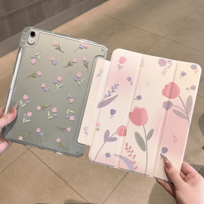 Geeignet für Redmi Pad 2 Tablet Schutzhülle, Smart Sleep Wake, Tri-Fach Tablet Schutzhülle, Rundum-Sturz- und Stoßschutz, modisches PU-Leder, mit Stiftfach, hochdurchsichtige Acryl-Hartschale, Pad SE (2023) 11 Zoll Tablet Schutzhülle, kompatibel mit Huawei MatePad SE 11 Zoll/MatePad 11.5S Tablet Schutzhülle, geeignet für 11. Generation Tablet Schutzhülle, A16 Schutzhülle, kompatibel mit iPad 9. Gen 10.2", Pro 11", 10. Gen Tablet Schutzhülle, kompatibel mit iPad Air 11" (M4) 2026, Air 11" (M3), Air 11" (M2) Schutzhülle