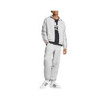 Áo khoác dài tay cổ đứng kẻ sọc adidas Originals Active Lifestyle Casual, dành cho nam, màu xám - Xám - Xem 3