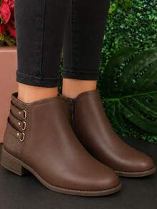 Modare Women's Ankle Boot, Ultra Comfort, Winter - 咖啡/鱷魚 - View 2