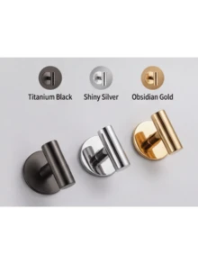 Bộ 1/2/4 móc treo phòng tắm hiện đại, giá treo khăn bền chắc, không cần khoan, giá treo khăn và bông tắm gắn tường thời trang, vật dụng thiết yếu cho gia đình. - Nhiều màu - Xem 2