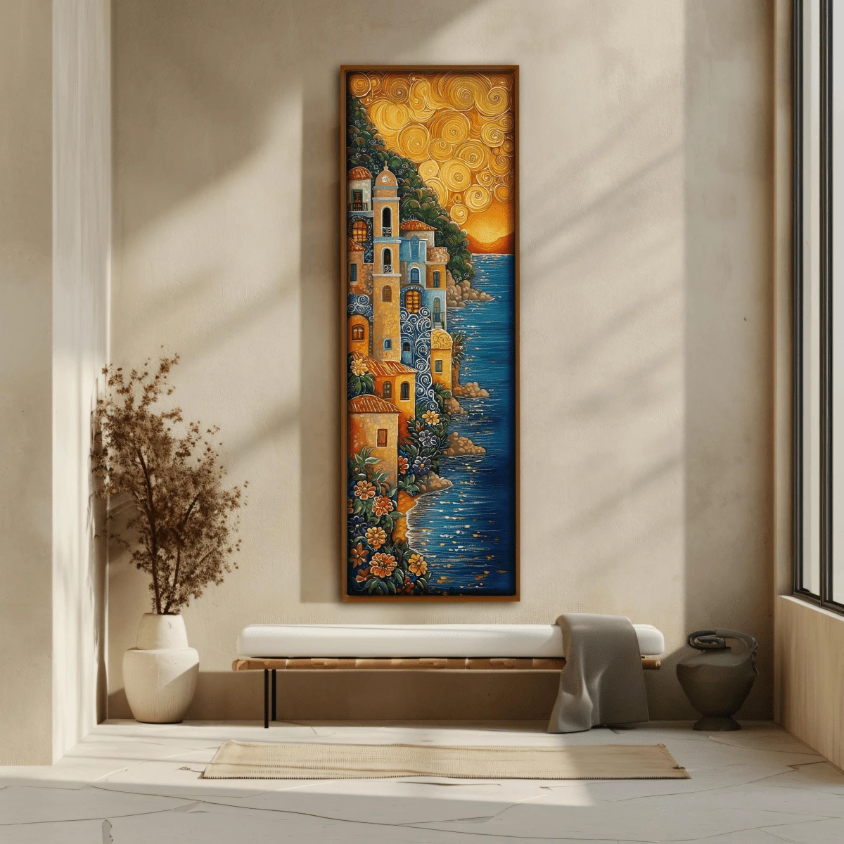 1pc/3pcs/Set Amalfi Coast Prints: Panoramic Wall Art From Italy And The Mediterranean - A - View 1