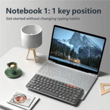 HP K231 Bluetooth Wireless Keyboard, PC & Tablet Keyboard, Long Battery Life, Portable Bluetooth Keyboard, Compatible With IPad, Smartphone, Laptop, HP 2.4G Wireless Mini Keyboard - View 9