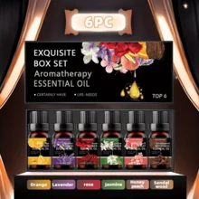 Set de regalo de aceites esenciales que incluye difusor, velas, piedra aromática, difusor de coche y recambios para aromatizar el hogar - fragancia mixta - Ver 17