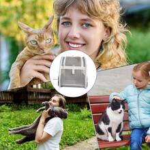 15lbs Capacity Cat Backpack, Large Pet Carrier Backpack Suitable For Medium/Small Dogs, Cats, Rabbits, Breathable Mesh Outdoor Travel Backpack For Hiking, Walking - Multicolor - View 8