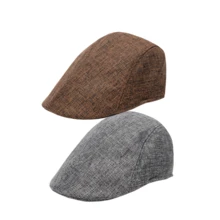 1/2/3pcs Vintage Newsboy Flat Cap, Retro Ivy Cap, Lightweight Breathable Flat Cap, Unisex Cute Plaid Newsboy Hat, Neutral Baker Hat, Soft Taxi Driver Cap, Y2K Street Fashion Accessory, Suitable For Casual, Travel And Weekend Outings - Multicolor - View 8