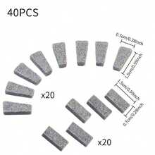 Bộ 40 khối gạch mini, trang trí tiểu cảnh rêu phong, thích hợp để tự làm đồ trang trí nhà cửa, biệt thự, lâu đài thu nhỏ, vật liệu làm mô hình kiến trúc thu nhỏ thủ công. - A - Xem 8
