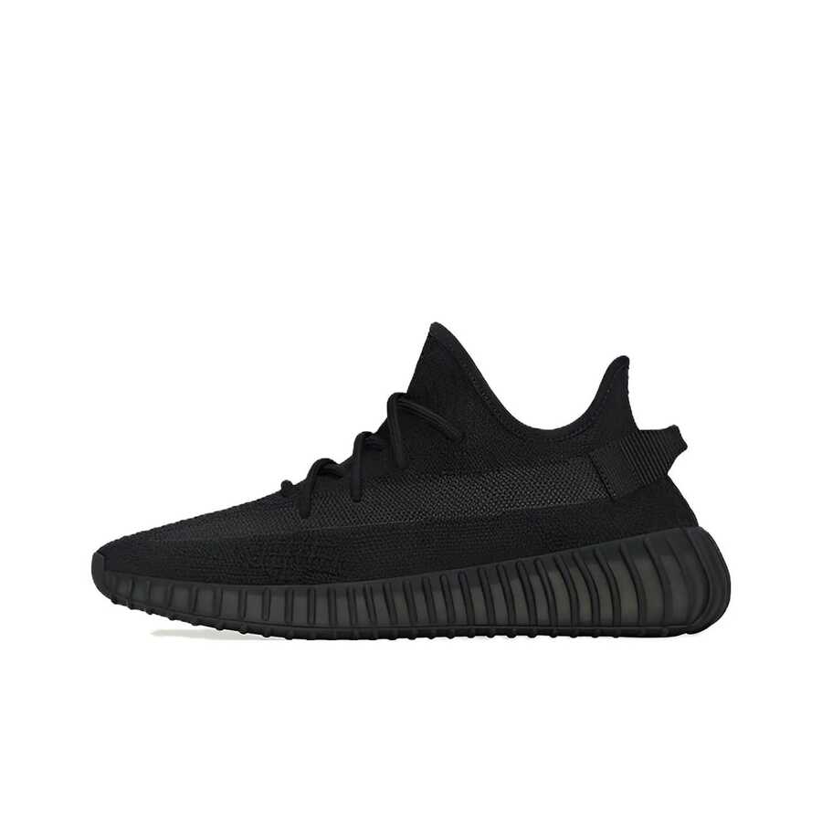 Giày thể thao cổ thấp adidas Originals Yeezy Boost 350 V2 "Onyx" chất liệu vải, thoải mái và chống trượt, màu đen, dành cho cả nam và nữ. - màu đen - Xem 1
