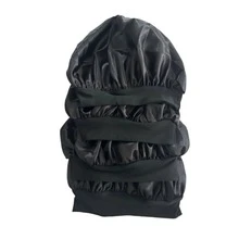 Bộ 4 mũ ngủ bằng lụa, dành cho nữ, hai lớp lót satin, dây thun mềm mại, phù hợp cho tóc xoăn khi ngủ. - 4 CÁI - Xem 3