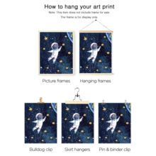 3pcs/Set Outer Space Theme Decorative Painting, Space Printing Decorative Painting, Space Decorative Painting, Framed Or Unformed, Ideal House Warming Gift, College Dorm Apartment Decorator, Gifts For Wall Decoration In Hotel, Home, Living Room, Bedroom, Bathroom And Office. - A - View 8