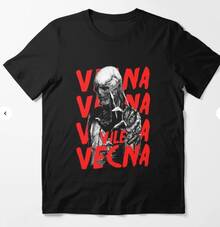 S-Tra.NgerS TrHhings Vecna Monster Form Pink Hearts T-Shirt - 黑3 - 查看 9