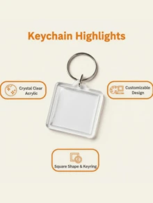 Personalized Photo Keychain Customize Family Photos Personal ID Photos And Pet Photos Creative Photo Keychain Compact And Portable Easy To Carry Birthday Gift For Family And Friends - Multicolor - View 3