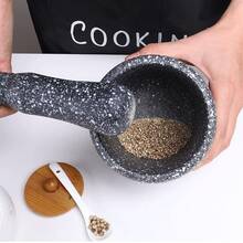 Mortar And Pestle Set Herb Grinder Bowl For Spices & Pill Crushing - Silver - View 2